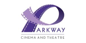 Parkway Cinema and Theatre logo with a stylized purple film reel in the shape of a 'P'.